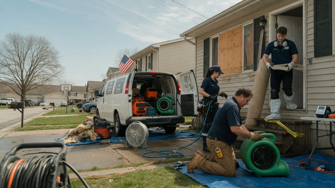 Water Damage Restoration in Manvel, ND near me